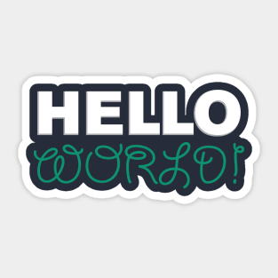 Hello world! Sticker